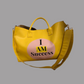 **Presale** "I Am Success" Signature Yellow Extra Large Tote