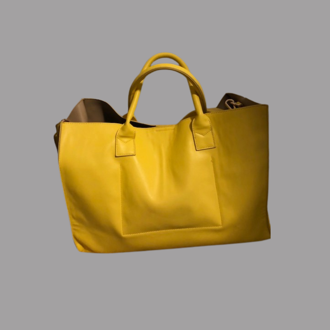 **Presale** "I Am Success" Signature Yellow Extra Large Tote